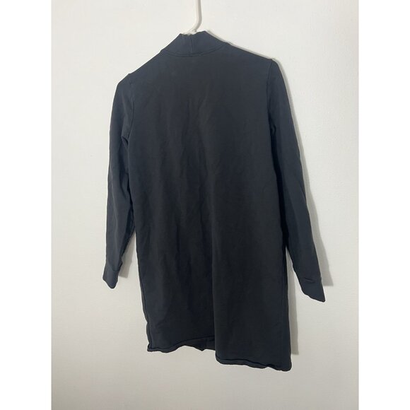 Zestt Organics Black Open Cardigan Size Small Pockets - Picture 7 of 14